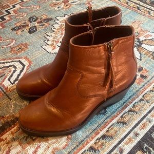 Clark ankle boots. Worn once.
